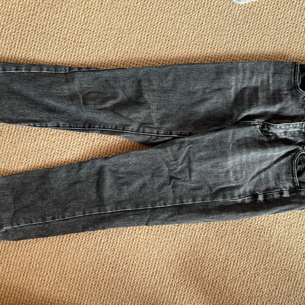 Pac Sun mom Jeans faded black grey sz 25